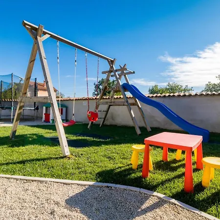 Rajana For 14 Persons With Kids Playground & Pool Heating In Istria
