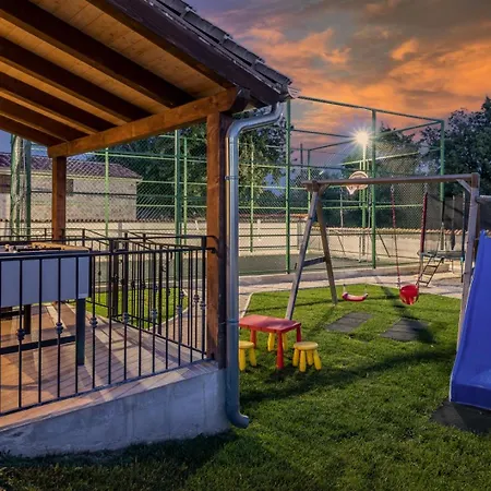 Rajana For 14 Persons With Kids Playground & Pool Heating In Istria Villa *